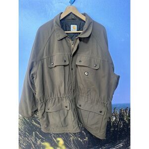 Carhartt  Jacket XXL‎ C41 Canvas Quilted Lined Jacket Field Coat TAC 1000 Line